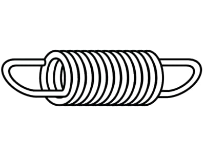 Walterscheid Zugfeder, 65 x 18,6 x 2,0 mm, für Unterlenkerfanghaken UHK-C Kat. 4, 1309755