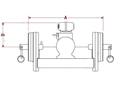Walterscheid Kugeleinsatz KB8 "Kugel 80", mit Adapterplatte , schwarz, für Traktor mit Anhängebock Walterscheid Kugeleinsatz KB8 "Kugel 80", mit Adapterplatte , schwarz, für Traktor mit Anhängebock