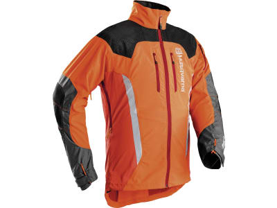 Husqvarna® Forstjacke "Technical Extreme" Gr. M, warnorange; anthrazit; schwarz, 5823310-50 Husqvarna® Forstjacke "Technical Extreme" Gr. M, warnorange; anthrazit; schwarz, 5823310-50