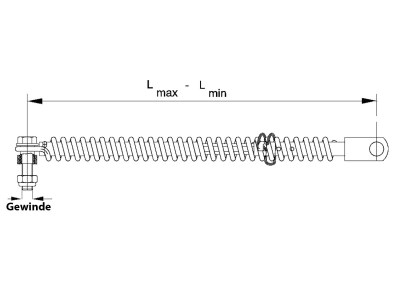 Walterscheid Stabilisator "DHSL OV", Variante A, 450 – 510 mm, Federweg +/- 60 mm, für Unterlenker mechanisch, 1308359 Walterscheid Stabilisator "DHSL OV", Variante A, 450 – 510 mm, Federweg +/- 60 mm, für Unterlenker mechanisch, 1308359