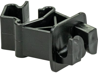 Patura Isolator Kunststoff schwarz, für T-Pfosten, Draht, Litze und Seil, 25 St., 174625 Patura Isolator Kunststoff schwarz, für T-Pfosten, Draht, Litze und Seil, 25 St., 174625
