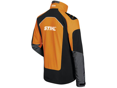 STIHL Forstjacke "Advance X-Shell", warnorange; schwarz