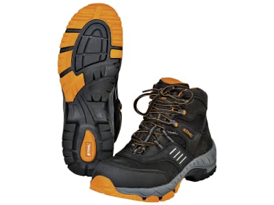 STIHL Sicherheits-Schnürstiefel "Worker S3" Gr. 43, anthrazit; warnorange, 0088 489 0143 STIHL Sicherheits-Schnürstiefel "Worker S3" Gr. 43, anthrazit; warnorange, 0088 489 0143