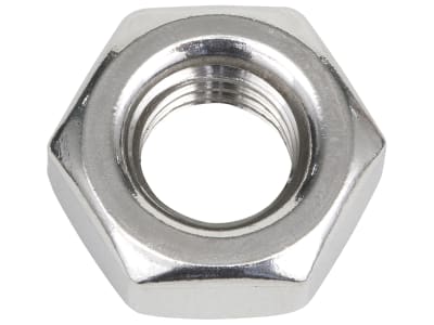 Sechskantmutter DIN 934; ISO 4032; ISO 8673 metrisch, Güte 50, Edelstahl V2A, blank Sechskantmutter DIN 934; ISO 4032; ISO 8673 metrisch, Güte 50, Edelstahl V2A, blank