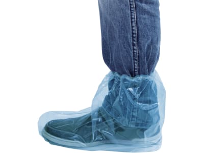 KERBL Einmalüberschuhe L x H 40 x 29 cm, 0,07 mm, mit Gummizug, 100 St., 15360