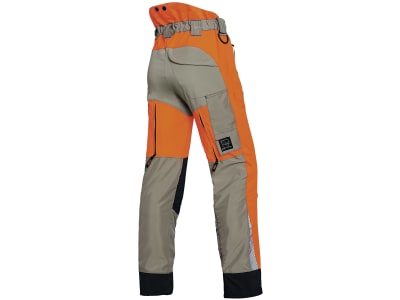 STIHL Schnittschutz-Bundhose "Dynamic Vent", warnorange; schwarz; kaki, Schnittschutzklasse 1 (20 m/s), Mod. 2022/2023