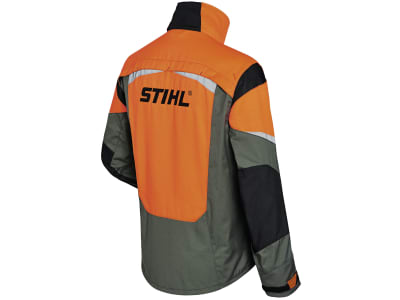 STIHL Forstjacke "Function Ergo" Gr. XXL, olivgrün; warnorange; schwarz, 0088 335 0607