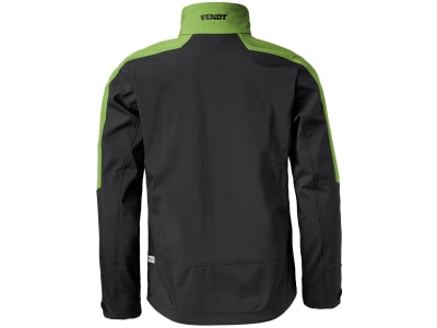 Fendt Softshelljacke für Herren schwarz; grün, mit Kragen, Seitentaschen, Brusttasche, von Schöffel Fendt Softshelljacke für Herren schwarz; grün, mit Kragen, Seitentaschen, Brusttasche, von Schöffel