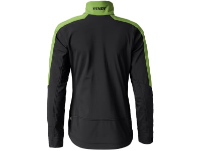 Fendt Softshelljacke für Damen schwarz; grün, mit Kragen, Seitentaschen, Brusttasche, von Schöffel Fendt Softshelljacke für Damen schwarz; grün, mit Kragen, Seitentaschen, Brusttasche, von Schöffel