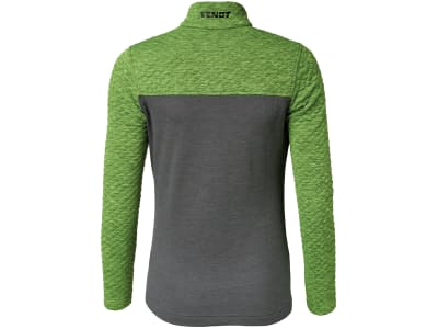 Fendt Fleecejacke für Damen grau; grün, mit Stehkragen, Logo vorn und hinten, von Schöffel Fendt Fleecejacke für Damen grau; grün, mit Stehkragen, Logo vorn und hinten, von Schöffel