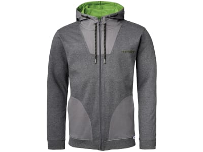 Fendt Sweatjacke für Herren, hellgrau; dunkelgrau, mit Kapuze, Fendt-Logo vorn Fendt Sweatjacke für Herren, hellgrau; dunkelgrau, mit Kapuze, Fendt-Logo vorn
