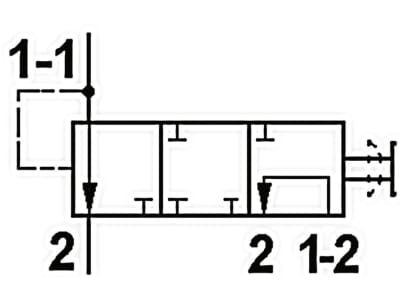 Wabco Löseventil Typ "A.1" pneumatisch, Betriebsdruck max. 8 bar, Austauschteil, 963 001 000 7, zum Bewegen des Sattelanhängers im abgekuppelten Zustand, 963 001 000 7