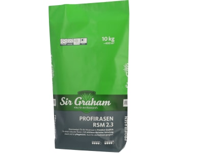Sir Graham Profirasen Rasensamen RSM 2.3 Mähroboterrasen  10 kg Sack 400 m²