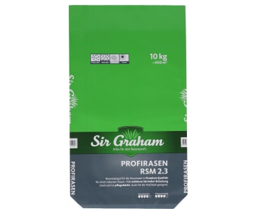 Sir Graham Profirasen Rasensamen RSM 2.3 Mähroboterrasen  10 kg Sack 400 m²