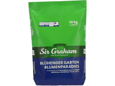 Sir Graham Blumenwiese Samen Blumenparadies  10 kg Sack 1.000 m²