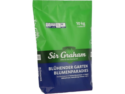 Sir Graham Blumenwiese Samen Blumenparadies  10 kg Sack 1.000 m²