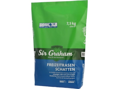 Sir Graham Freizeitrasen Schattenrasen  7,5 kg Sack 250 m²