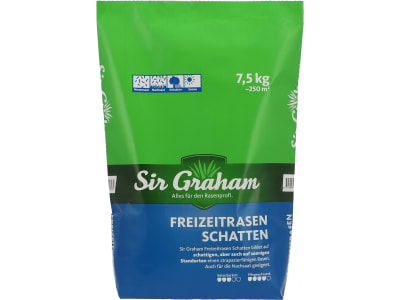 Sir Graham Freizeitrasen Schattenrasen  7,5 kg Sack 250 m²