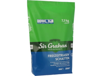 Sir Graham Freizeitrasen Schattenrasen  7,5 kg Sack 250 m²