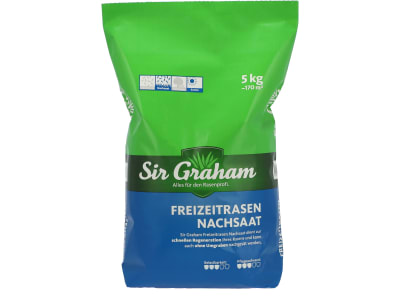 Sir Graham Freizeitrasen Rasensamen Nachsaat  5 kg Sack 170 m²