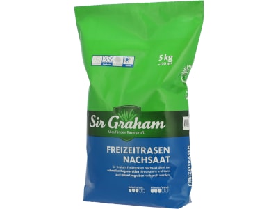 Sir Graham Freizeitrasen Rasensamen Nachsaat  5 kg Sack 170 m²