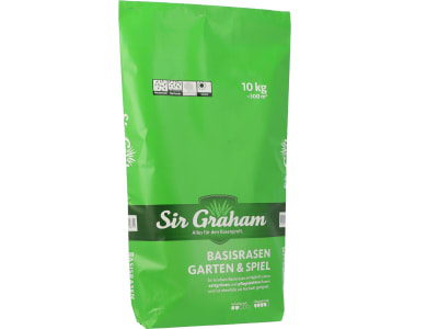 Sir Graham Basisrasen Rasensamen Spielrasen 10 kg Sack 300 m²