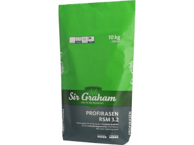 Sir Graham Profirasen Rasensamen Nachsaat Plus RSM 3.2  10 kg Sack 350 m²