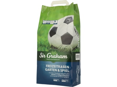 Sir Graham Freizeitrasen Rasensamen Spielrasen  3 kg Sack 120 m²