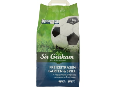 Sir Graham Freizeitrasen Rasensamen Spielrasen  3 kg Sack 120 m²