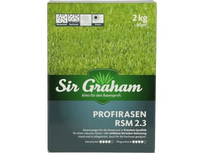 Sir Graham Profirasen Rasensamen RSM 2.3 Mähroboterrasen  2 kg Sack 80 m²
