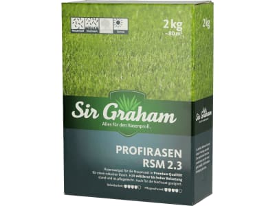 Sir Graham Profirasen Rasensamen RSM 2.3 Mähroboterrasen  2 kg Sack 80 m²