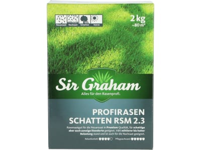 Sir Graham Profirasen Schattenrasen RSM 2.3  2 kg Sack 80 m²