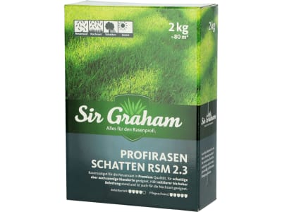 Sir Graham Profirasen Schattenrasen RSM 2.3  2 kg Sack 80 m²