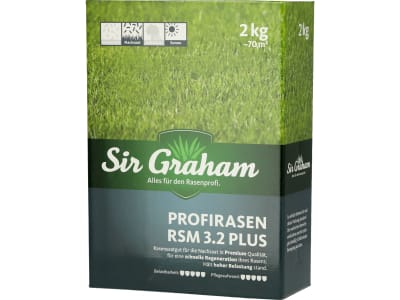 Sir Graham Profirasen Rasensamen Nachsaat Plus RSM 3.2  2 kg Sack 80 m²