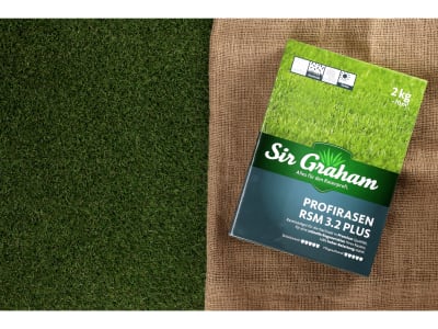 Sir Graham Profirasen Rasensamen Nachsaat Plus RSM 3.2  2 kg Sack 80 m²