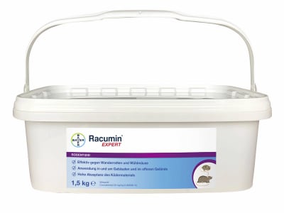 Bayer Racumin® Expert zur Ratten- und Mäusebekämpfung 1,5 kg Eimer Bayer Racumin® Expert zur Ratten- und Mäusebekämpfung 1,5 kg Eimer