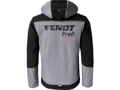 Fendt Softshelljacke "Profi" für Herren grau; schwarz; grün, abnehmbare Kapuze Fendt Softshelljacke "Profi" für Herren grau; schwarz; grün, abnehmbare Kapuze