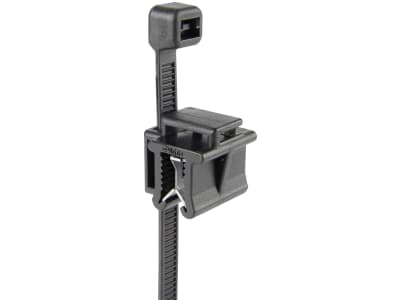 Herth + Buss Kabelbinder "Edge Clip" 200 x 4,8 mm, schwarz, Seitenwand, Witterungs- und Hitzebeständig, 50 266 530 Herth + Buss Kabelbinder "Edge Clip" 200 x 4,8 mm, schwarz, Seitenwand, Witterungs- und Hitzebeständig, 50 266 530
