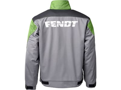 Fendt Winterjacke für Herren hellgrau; dunkelgrau; grün, Fendt Logo auf Brust und Rücken