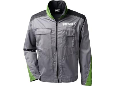Fendt Multifunktionsjacke für Herren blassgrau; nachtgrau; grün, Logo auf Brust und Rücken Fendt Multifunktionsjacke für Herren blassgrau; nachtgrau; grün, Logo auf Brust und Rücken