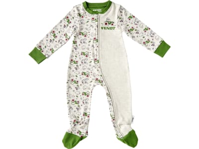 Fendt Schlafanzug für Babys weiß; grün, mit Tier- und Traktorenaufdruck Fendt Schlafanzug für Babys weiß; grün, mit Tier- und Traktorenaufdruck