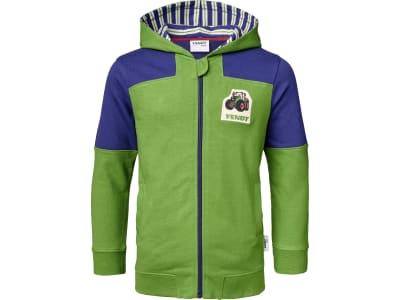 Fendt Sweatjacke Kinder Gr. 86/92, grün; blau, X991020097000