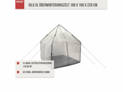 NOOR IGLU Überwinterungszelt XL PRO 220 cm  NOOR IGLU Überwinterungszelt XL PRO 220 cm