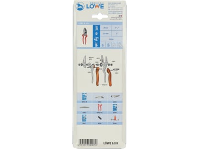 LÖWE Amboss-Schere 6.104 25 20 cm für hartes und trockenes Holz, Gartenschere LÖWE Amboss-Schere 6.104 25 20 cm für hartes und trockenes Holz, Gartenschere