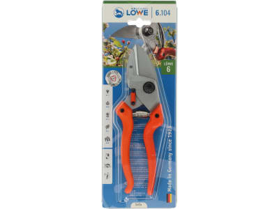 LÖWE Amboss-Schere 6.104 25 20 cm für hartes und trockenes Holz, Gartenschere LÖWE Amboss-Schere 6.104 25 20 cm für hartes und trockenes Holz, Gartenschere