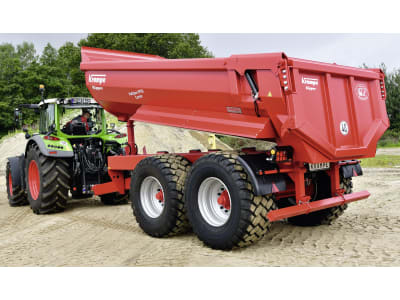 Krampe Halbrundmulde "Halfpipe HP 20 Carrier" Nutzlast 25 t, Transportvolumen 12,1 m³ Wassermaß; 15,7 m³ SAE 221 Krampe Halbrundmulde "Halfpipe HP 20 Carrier" Nutzlast 25 t, Transportvolumen 12,1 m³ Wassermaß; 15,7 m³ SAE 221