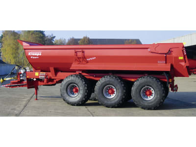 Krampe Halbrundmulde "Tridem Halfpipe HP 30" Nutzlast 30 t, Transportvolumen 16,1 m³ Wassermaß; 21,9 m³ SAE 221 Krampe Halbrundmulde "Tridem Halfpipe HP 30" Nutzlast 30 t, Transportvolumen 16,1 m³ Wassermaß; 21,9 m³ SAE 221