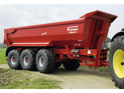 Krampe Halbrundmulde "Tridem Halfpipe HP 30" Nutzlast 30 t, Transportvolumen 16,1 m³ Wassermaß; 21,9 m³ SAE 221 Krampe Halbrundmulde "Tridem Halfpipe HP 30" Nutzlast 30 t, Transportvolumen 16,1 m³ Wassermaß; 21,9 m³ SAE 221
