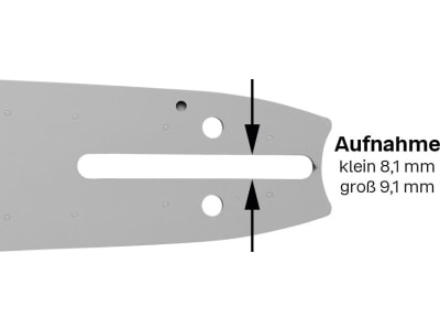 Husqvarna® Führungsschiene "X-Force SN" 45 cm .325" .050"/1,3 mm, Aufnahme klein 8,1 mm, 5820753-72