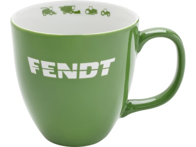 Fendt Tasse 0,4 l mit Logo-Gravur und Silhouetten innen, X991017148000 Fendt Tasse 0,4 l mit Logo-Gravur und Silhouetten innen, X991017148000